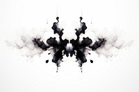 Rorschach test white white background creativity. AI generated Image by rawpixel.
