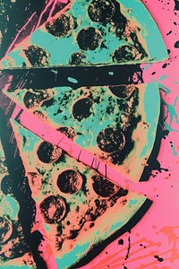 Pizza art backgrounds creativity.