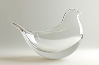 Bird shape glass vase simplicity.