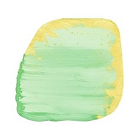 Melon green tone abstract shape backgrounds paint white background.