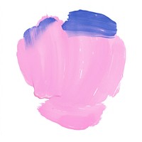 Blush rose mix cobalt painting petal white background.