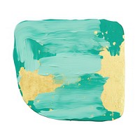 Teal mix mini green abstract shape backgrounds turquoise painting.