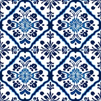 Tile pattern of candy backgrounds blue art.
