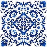 Tile pattern of fire backgrounds porcelain blue.