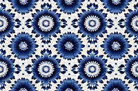 Tile pattern of sunflower backgrounds white blue.