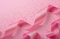 Pink glitter backgrounds ribbon.