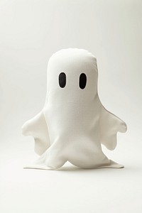 Stuffed doll ghost white toy anthropomorphic.