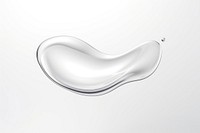Fluid drop transparent glass white simplicity porcelain.