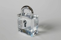 Lock transparent glass protection platinum security.