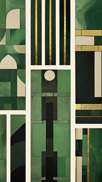  Green art deco architecture backgrounds. 