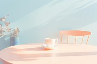  Morning coffee background furniture saucer table. AI generated Image by rawpixel.