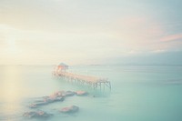  A Aerial view of Pier in Panama background pier outdoors nature. AI generated Image by rawpixel.