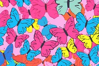 Hand drawn butterfly background backgrounds pattern purple.