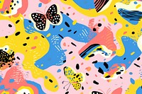 Lat vector vibrant butterfly pattern backgrounds graphics art.