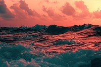 Sea outdoors horizon nature. AI generated Image by rawpixel.
