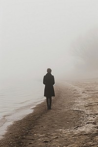 Sea standing outdoors walking. AI generated Image by rawpixel.