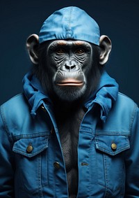 Monkey animal wildlife portrait.
