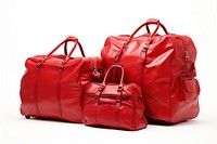 Big Red travel baggages luggage handbag red.