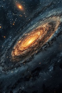 Cosmos galaxy astronomy universe outdoors. AI generated Image by rawpixel.