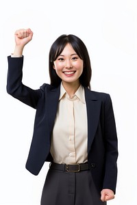 An asian woman portrait smile photo.