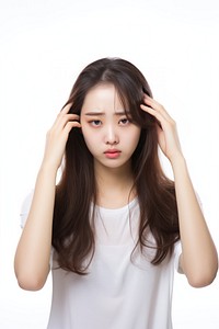 Young korean girl portrait photo head. AI generated Image by rawpixel.