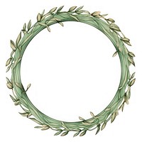 Cloves circle wreath green. AI generated Image by rawpixel.