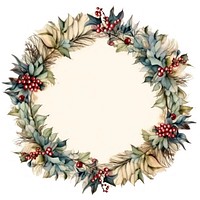 Christmas wreath christmas paper plant. AI generated Image by rawpixel.