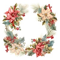 Christmas wreath christmas pattern paper. AI generated Image by rawpixel.