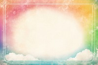 Rainbow backgrounds outdoors frame. AI generated Image by rawpixel.
