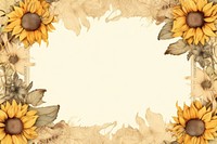 Sunflower backgrounds plant paper. AI generated Image by rawpixel.