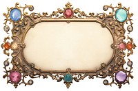 Jewels rectangle jewelry frame. 