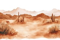 Desert landscape outdoors nature.