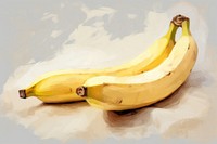PNG Banana plant food freshness. AI generated Image by rawpixel.