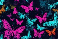 Butterfly pattern backgrounds outdoors. AI generated Image by rawpixel.