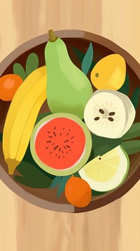  Summer fruit banana plant. AI generated Image by rawpixel.