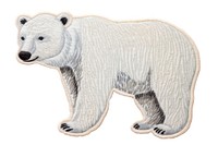 Polar bear mammal animal white. AI generated Image by rawpixel.