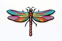 Dragonfly insect animal white background. AI generated Image by rawpixel.