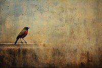 Bird painting animal wildlife. AI generated Image by rawpixel.