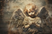 Cherub angel baby representation. AI generated Image by rawpixel.