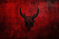 Devil taxidermy livestock darkness. AI generated Image by rawpixel.