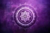 Ornament mandala purple backgrounds pattern. AI generated Image by rawpixel.