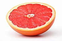 Half of grapefruit plant food white background. AI generated Image by rawpixel.