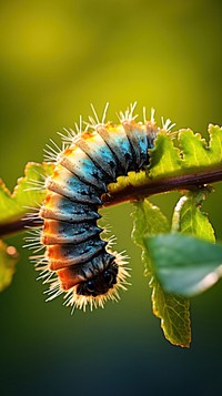 Caterpillar nature wildlife outdoors.