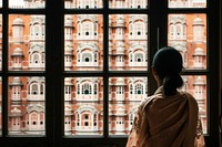 Hawa Mahal architecture building looking.