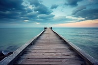  Nature background sea outdoors horizon. AI generated Image by rawpixel.