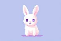 Rabbit cut pixel animal mammal representation.