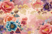 Chinese pattern art backgrounds flower.