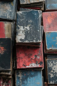 Books textured architecture arrangement.