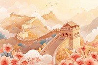Great wall of china architecture creativity building.