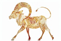 Ibex art livestock mammal.